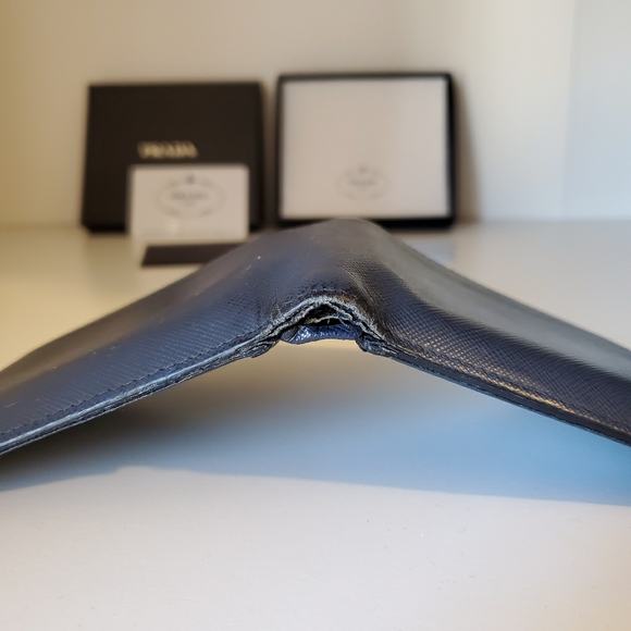 Authentic Prada Wallet - Navy - Picture 2 of 9